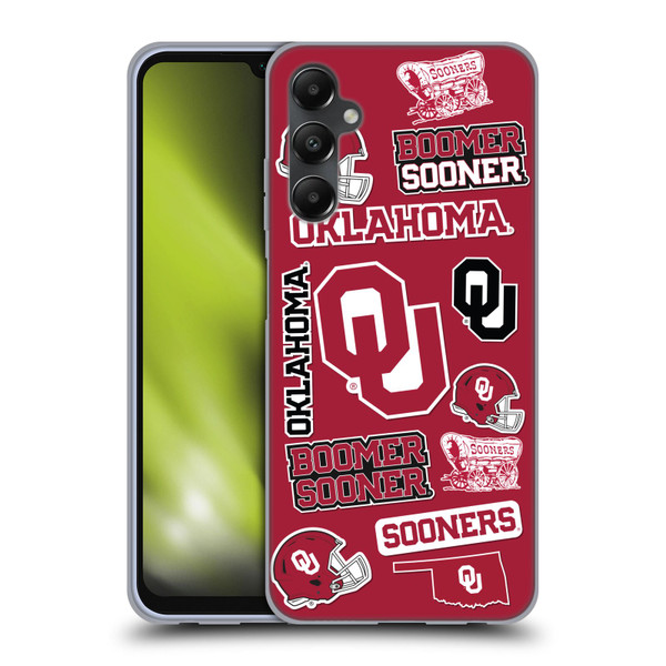 University of Oklahoma OU The University Of Oklahoma Art Collage Soft Gel Case for Samsung Galaxy A05s