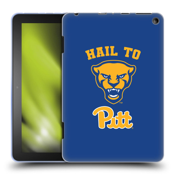 University Of Pittsburgh University of Pittsburgh Art Hail To Pitt Soft Gel Case for Amazon Fire HD 8/Fire HD 8 Plus 2020