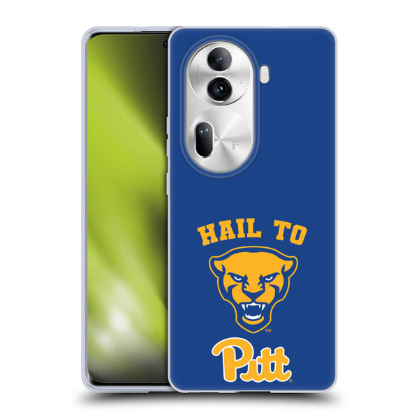 University Of Pittsburgh University of Pittsburgh Art Hail To Pitt Soft Gel Case for OPPO Reno11 Pro