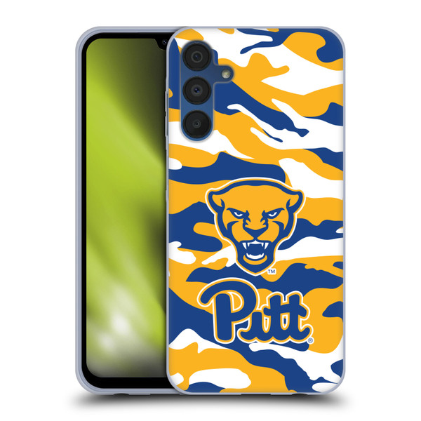 University Of Pittsburgh University of Pittsburgh Art Camou Full Color Soft Gel Case for Samsung Galaxy A15
