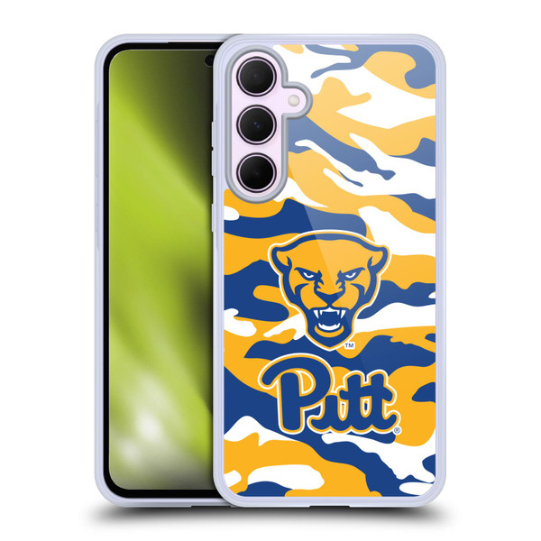 University Of Pittsburgh University of Pittsburgh Art Camou Full Color Soft Gel Case for Samsung Galaxy A35 5G