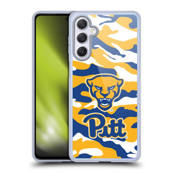 University Of Pittsburgh University of Pittsburgh Art Camou Full Color Soft Gel Case for Samsung Galaxy M54 5G