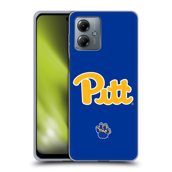 University Of Pittsburgh University Of Pittsburgh Plain Soft Gel Case for Motorola Moto G14