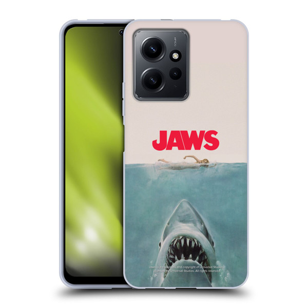 Jaws I Key Art Poster Soft Gel Case for Xiaomi Redmi Note 12 4G
