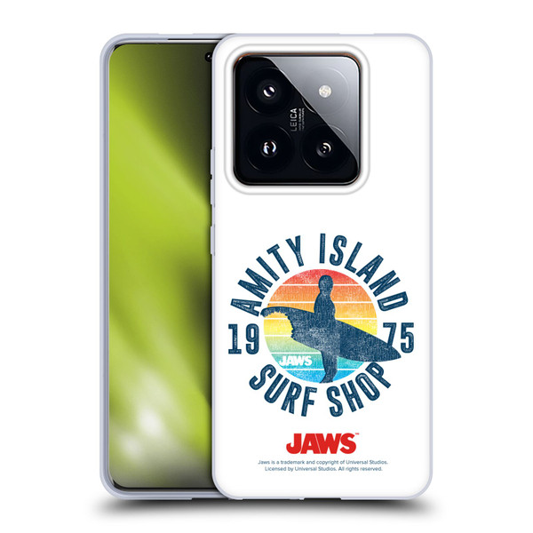 Jaws I Key Art Surf Shop Soft Gel Case for Xiaomi 14 Pro