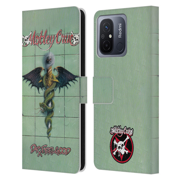 Motley Crue Albums Dr. Feelgood Leather Book Wallet Case Cover For Xiaomi Redmi 12C