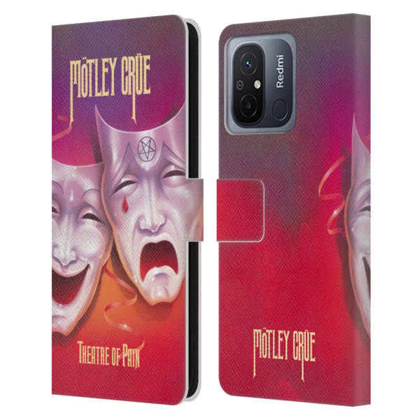 Motley Crue Albums Theater Of Pain Leather Book Wallet Case Cover For Xiaomi Redmi 12C