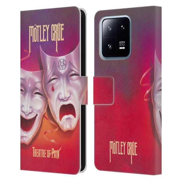 Motley Crue Albums Theater Of Pain Leather Book Wallet Case Cover For Xiaomi 13 Pro 5G