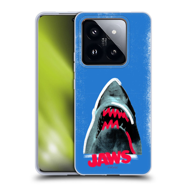 Jaws Graphics Distressed Soft Gel Case for Xiaomi 14 Pro