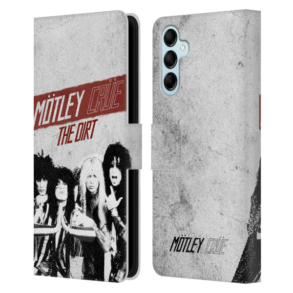Motley Crue Key Art The Dirt Leather Book Wallet Case Cover For Samsung Galaxy M14 5G