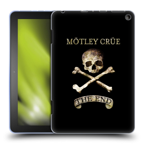 Motley Crue Logos The End Soft Gel Case for Amazon Fire HD 8/Fire HD 8 Plus 2020