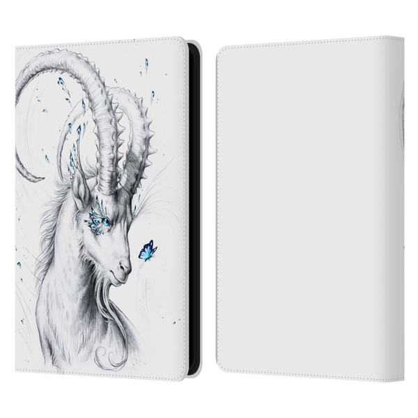 Jonas "JoJoesArt" Jödicke Wildlife Capricorn Leather Book Wallet Case Cover For Amazon Kindle Paperwhite 5 (2021)