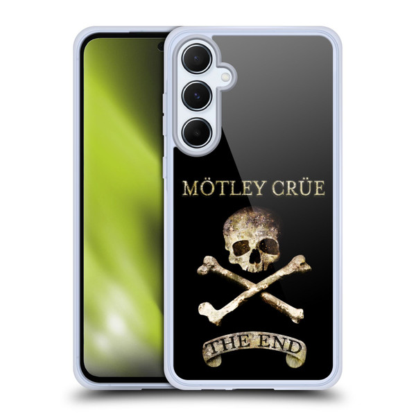 Motley Crue Logos The End Soft Gel Case for Samsung Galaxy A55 5G