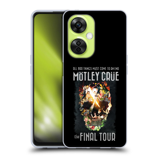 Motley Crue Tours All Bad Things Final Soft Gel Case for OnePlus Nord CE 3 Lite 5G