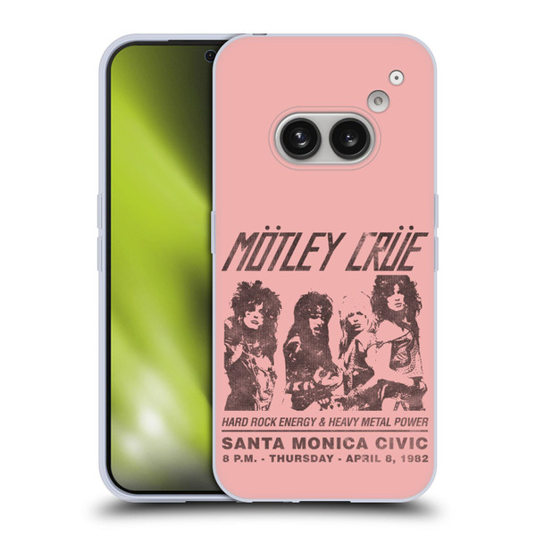 Motley Crue Tours Santa Monica Soft Gel Case for Nothing Phone (2a)