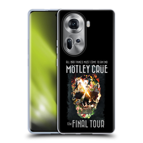 Motley Crue Tours All Bad Things Final Soft Gel Case for OPPO Reno11