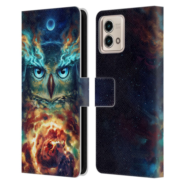 Jonas "JoJoesArt" Jödicke Wildlife 2 Aurowla Leather Book Wallet Case Cover For Motorola Moto G Stylus 5G 2023