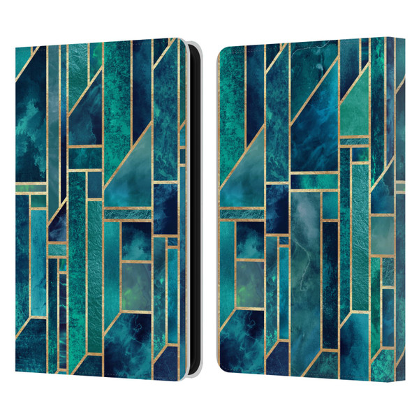 Elisabeth Fredriksson Geometric Design And Pattern Blue Skies Leather Book Wallet Case Cover For Amazon Kindle 11th Gen 6in 2022