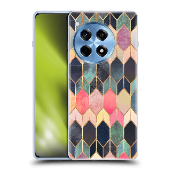 Elisabeth Fredriksson Geometric Design And Pattern Colourful Stained Glass Soft Gel Case for OnePlus 12R