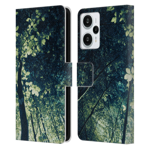Dorit Fuhg Forest Tree Leather Book Wallet Case Cover For Xiaomi Redmi Note 12T