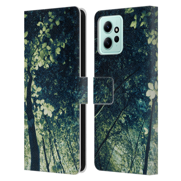 Dorit Fuhg Forest Tree Leather Book Wallet Case Cover For Xiaomi Redmi 12