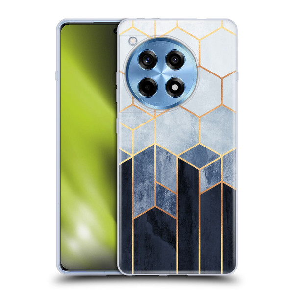 Elisabeth Fredriksson Sparkles Soft Blue Hexagons Soft Gel Case for OnePlus 12R
