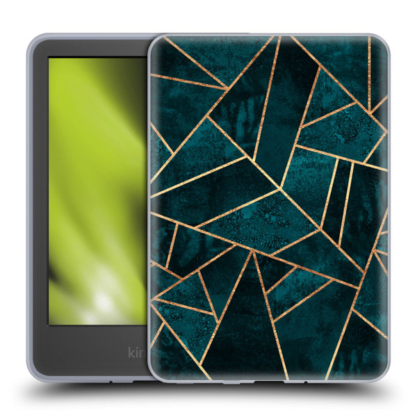 Elisabeth Fredriksson Sparkles Deep Teal Stone Soft Gel Case for Amazon Kindle 11th Gen 6in 2022