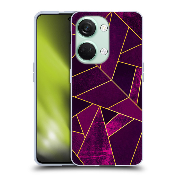 Elisabeth Fredriksson Stone Collection Purple Soft Gel Case for OnePlus Nord 3 5G