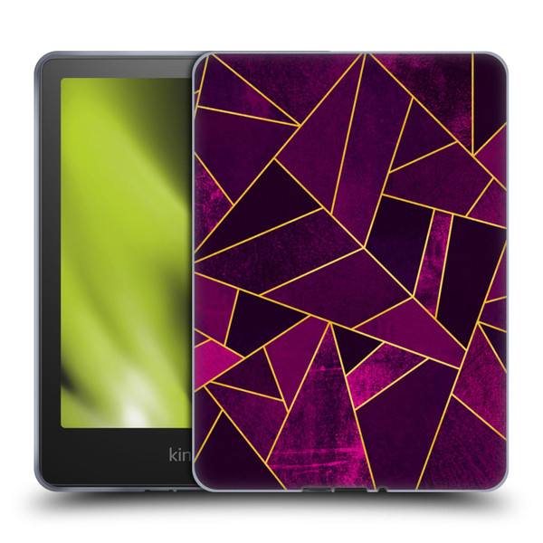 Elisabeth Fredriksson Stone Collection Purple Soft Gel Case for Amazon Kindle Paperwhite 5 (2021)