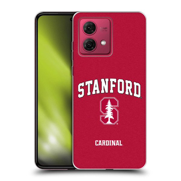 Stanford University The Farm Stanford University Campus Logotype Soft Gel Case for Motorola Moto G84 5G