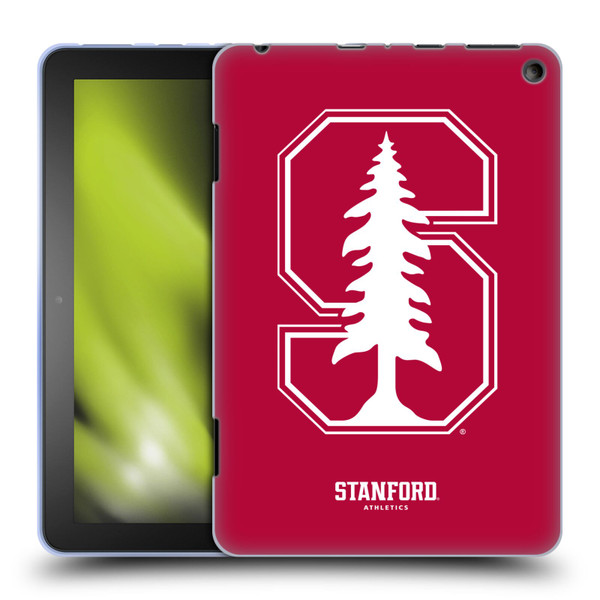 Stanford University The Farm Stanford University Oversized Icon Soft Gel Case for Amazon Fire HD 8/Fire HD 8 Plus 2020