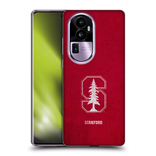 Stanford University The Farm Stanford University Distressed Look Soft Gel Case for OPPO Reno10 Pro+
