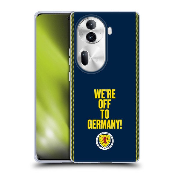 Scotland National Football Team Graphics We're Off To Germany Soft Gel Case for OPPO Reno11 Pro