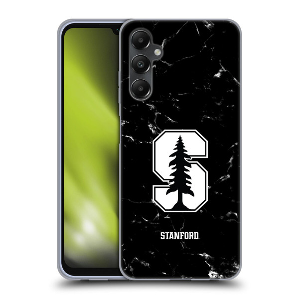 Stanford University The Farm Stanford University Black And White Marble Soft Gel Case for Samsung Galaxy A05s