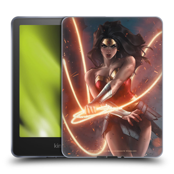 Wonder Woman DC Comics Comic Book Cover Dark Nights Death Metal #1 Soft Gel Case for Amazon Kindle Paperwhite 5 (2021)