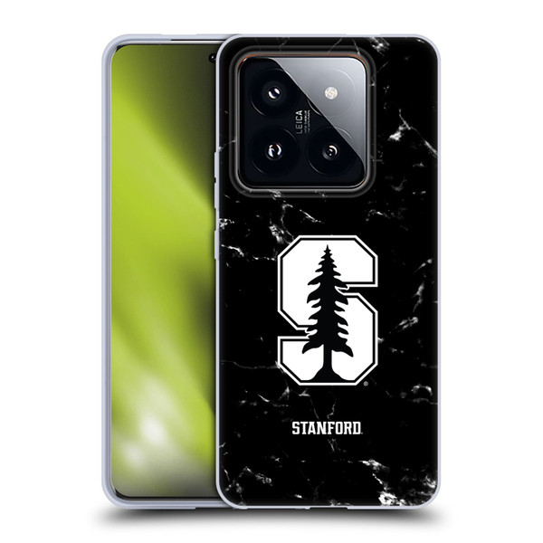 Stanford University The Farm Stanford University Black And White Marble Soft Gel Case for Xiaomi 14 Pro