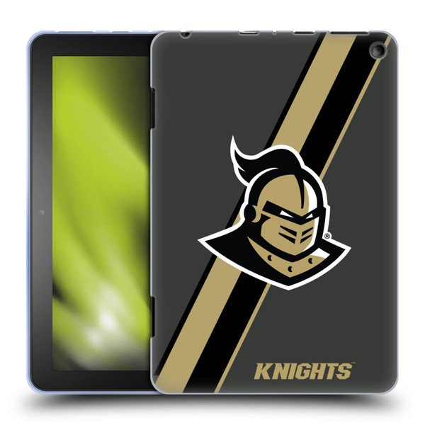 University Of Central Florida UCF University Of Central Florida Stripes Soft Gel Case for Amazon Fire HD 8/Fire HD 8 Plus 2020