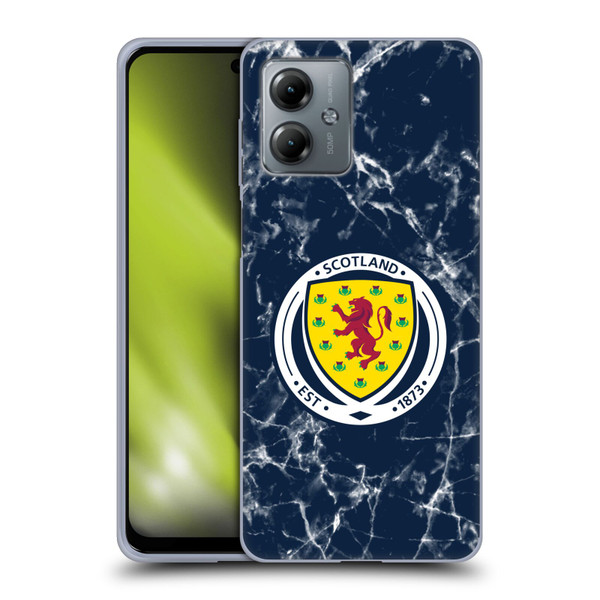 Scotland National Football Team Logo 2 Marble Soft Gel Case for Motorola Moto G14