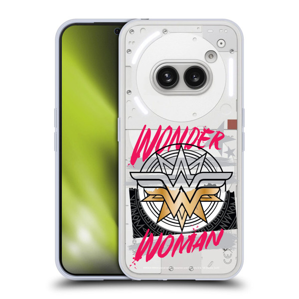 Wonder Woman DC Comics Graphic Arts Shield Soft Gel Case for Nothing Phone (2a)