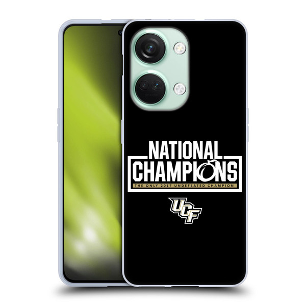 University Of Central Florida UCF 2 National Champions 1 Soft Gel Case for OnePlus Nord 3 5G