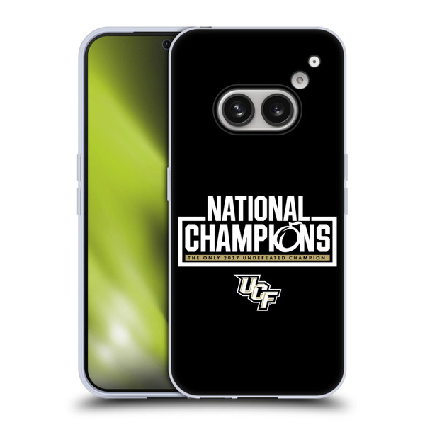 University Of Central Florida UCF 2 National Champions 1 Soft Gel Case for Nothing Phone (2a)