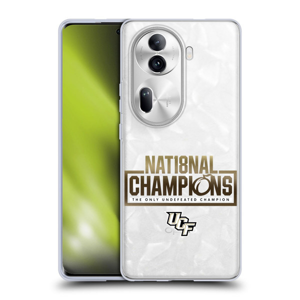 University Of Central Florida UCF 2 National Champions 3 Soft Gel Case for OPPO Reno11 Pro