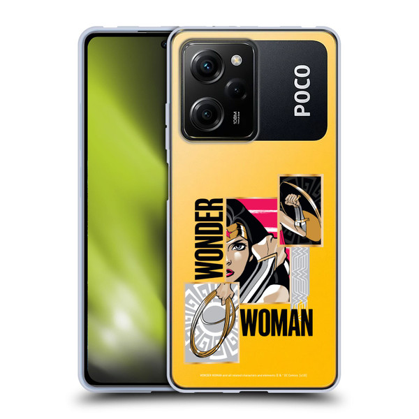 Wonder Woman DC Comics Graphic Arts Weapons Soft Gel Case for Xiaomi Redmi Note 12 Pro 5G