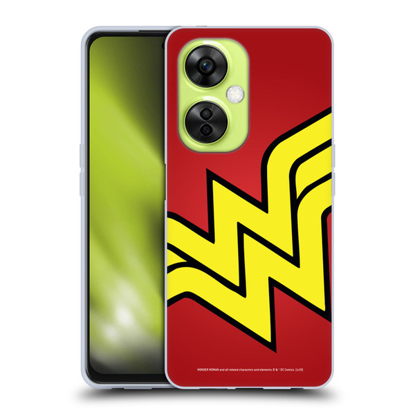Wonder Woman DC Comics Logos Oversized Soft Gel Case for OnePlus Nord CE 3 Lite 5G