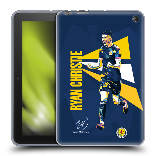 Scotland National Football Team Players Ryan Christie Soft Gel Case for Amazon Fire 7 2022