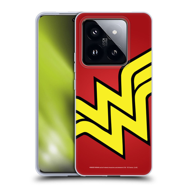 Wonder Woman DC Comics Logos Oversized Soft Gel Case for Xiaomi 14 Pro
