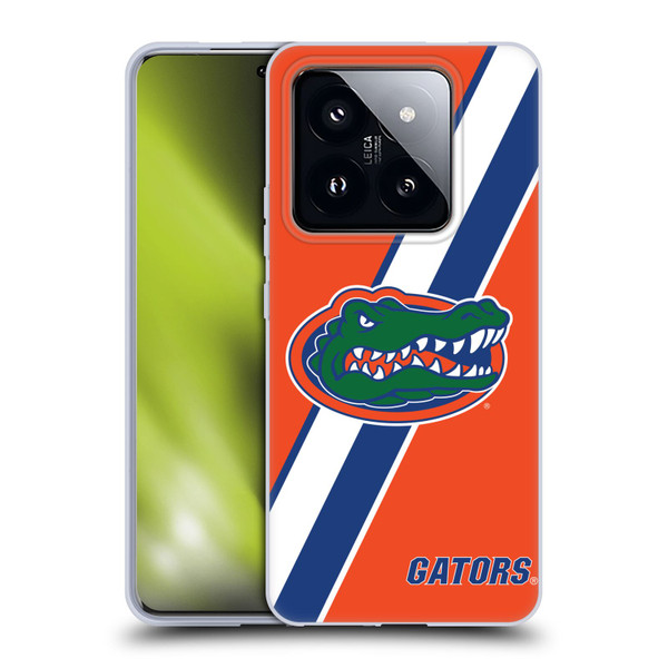 University Of Florida UF University Of Florida Stripes Soft Gel Case for Xiaomi 14 Pro