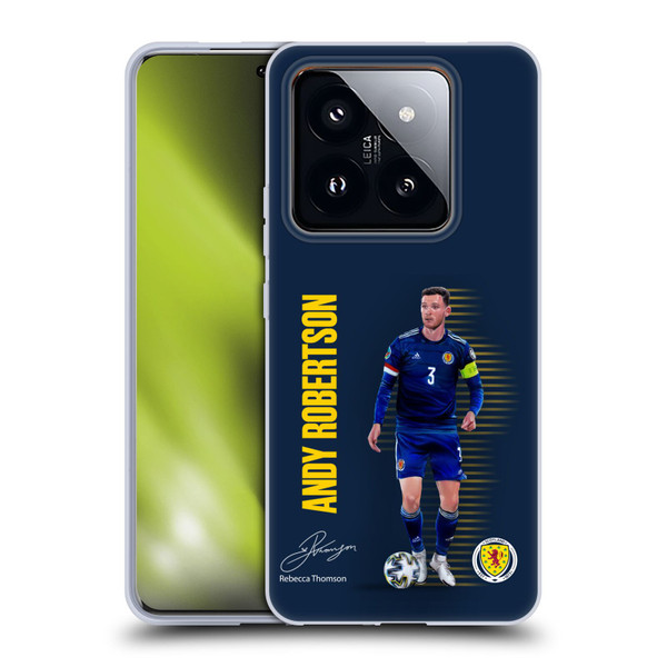 Scotland National Football Team Players Andy Robertson Soft Gel Case for Xiaomi 14 Pro