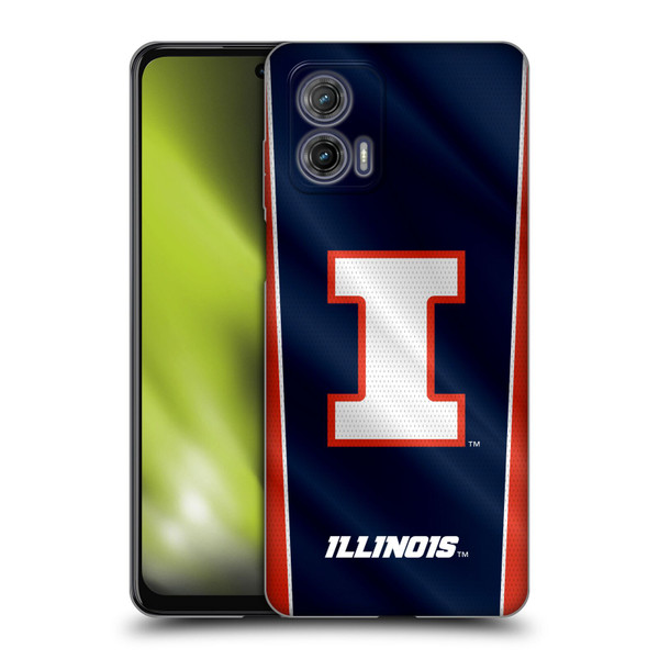 University Of Illinois U Of I University Of Illinois Banner Soft Gel Case for Motorola Moto G73 5G