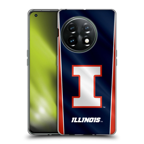 University Of Illinois U Of I University Of Illinois Banner Soft Gel Case for OnePlus 11 5G